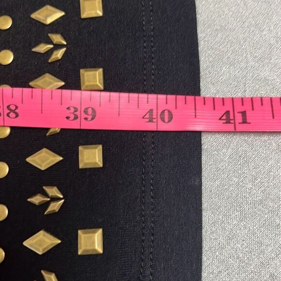 Premise Small Black Brass Studded Embellished Bodycon Dress NWT Cocktail Party - Picture 12 of 12